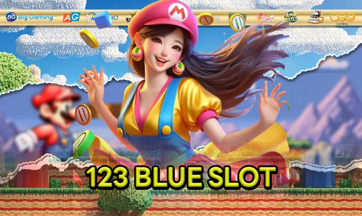 123 BLUE SLOT feature